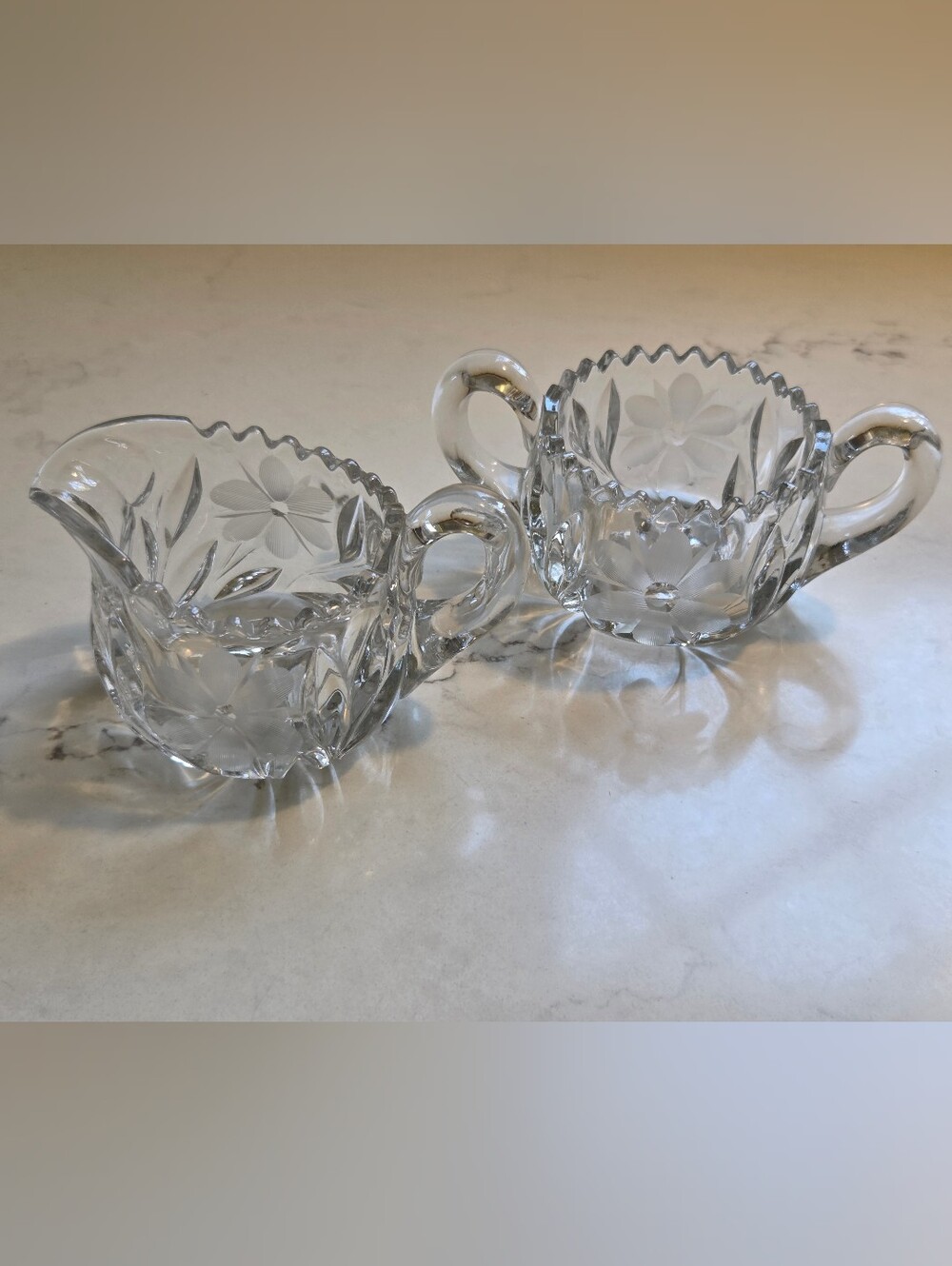 Vintage McKee Sugar & Creamer Set.